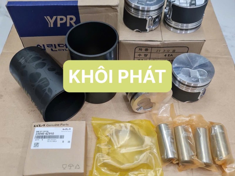 Bộ hơi KIA K165 K3000 K2700 Piston xi lanh bạc Kia 2T4