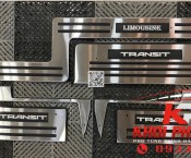 Ốp bậc bước Ford Transit mới 2024 ốp cửa lùa cửa sau Transit 16 chỗ 19 chỗ